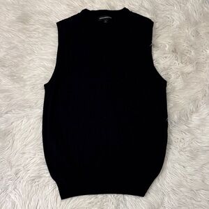 Men’s Express V-Neck Black Sweater Vest
